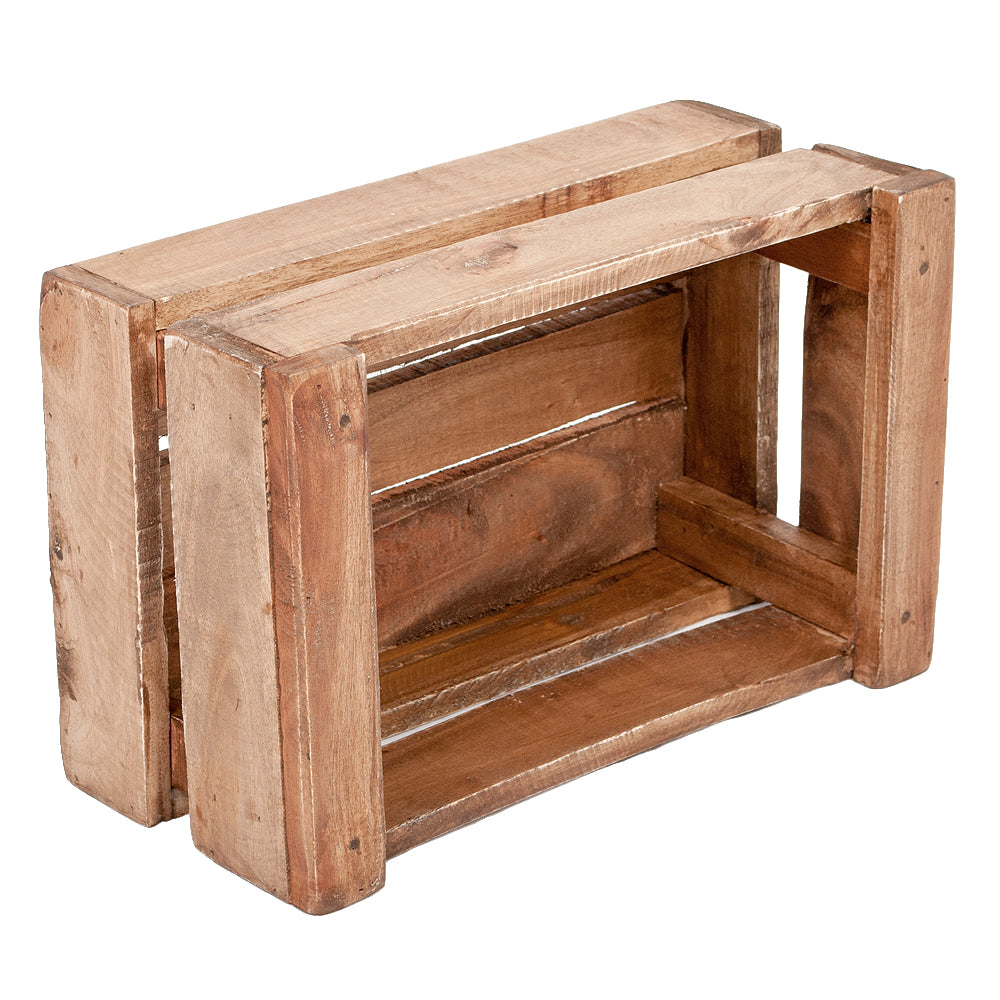 Holzkiste TINI-S Rustic-Teak