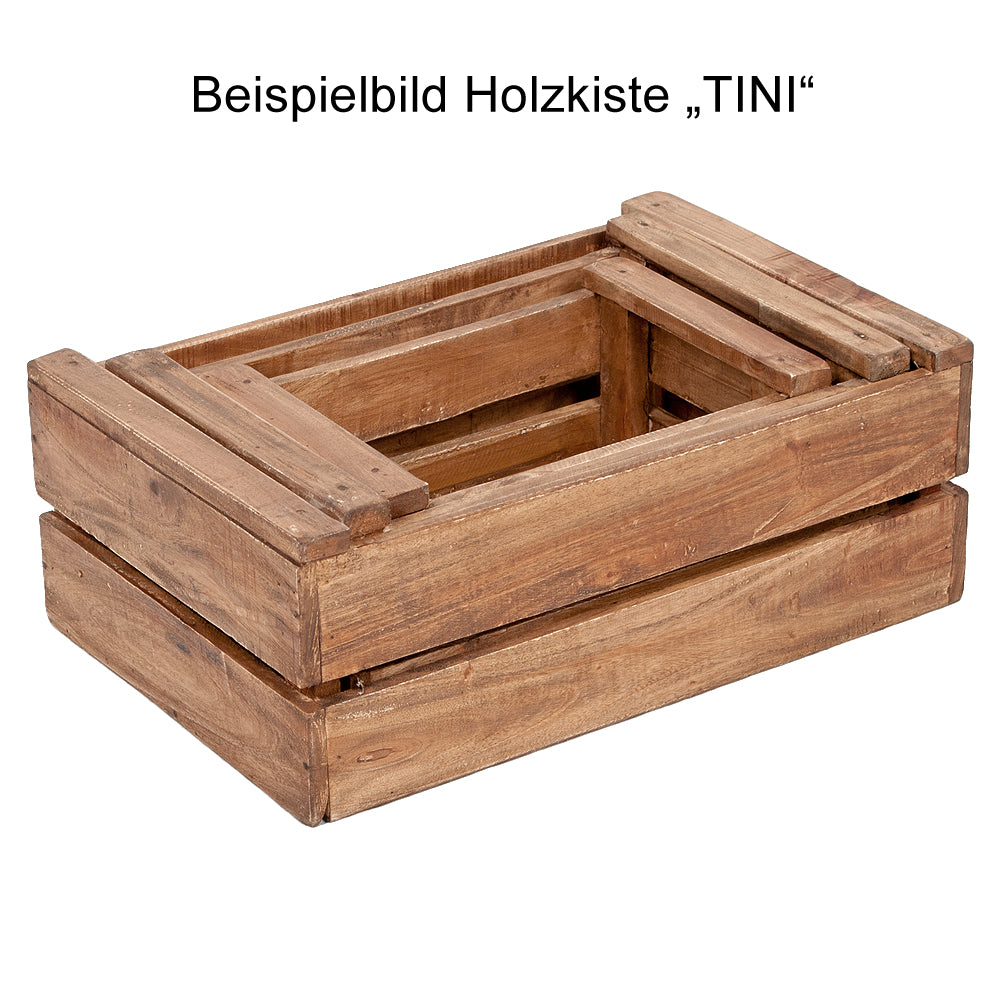 Holzkiste TINI-S Rustic-Teak