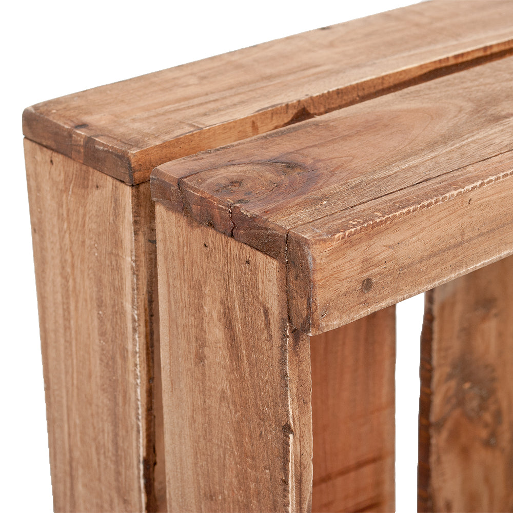 Holzkiste TINI-S Rustic-Teak
