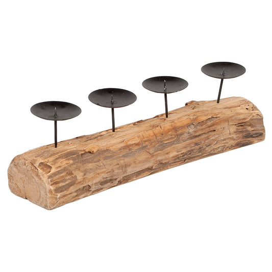Kerzenhalter BRANCH ca. L50cm Natural Teak