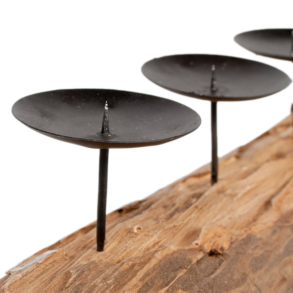 Kerzenhalter BRANCH ca. L50cm Natural Teak