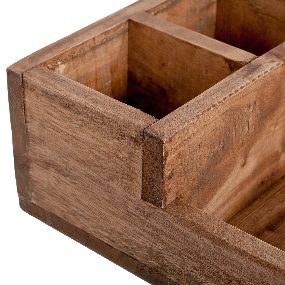 Mahagoni Menage DAVID ca. L31cm Natural