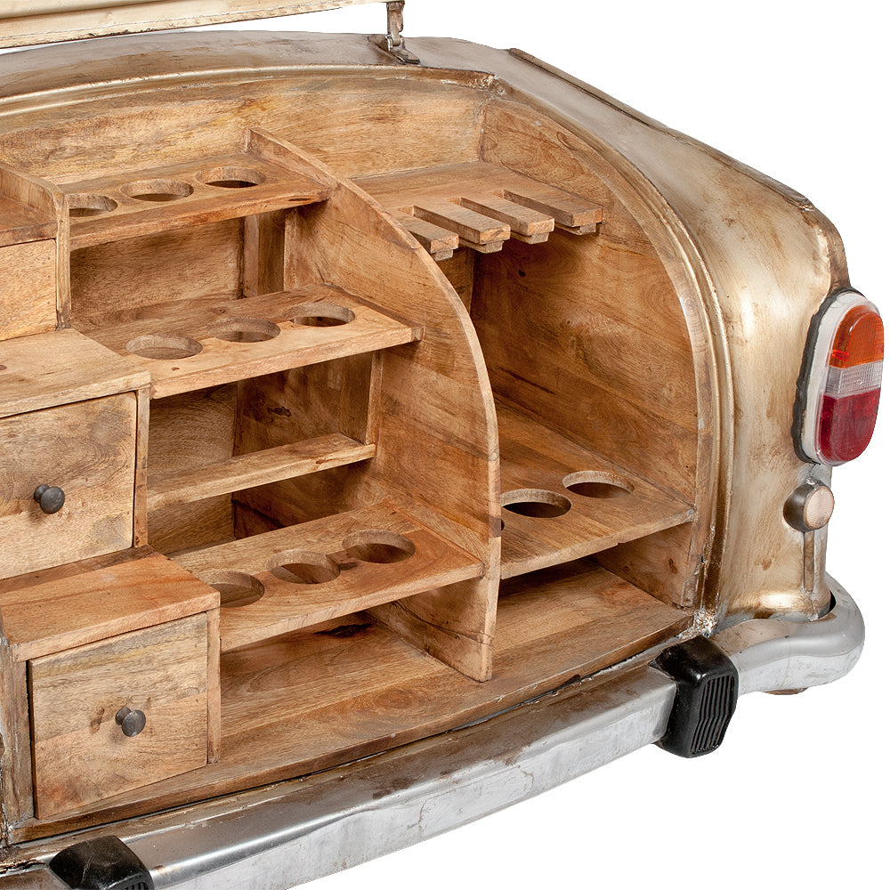 Oldtimer-Bar INDUSTRY Silber ca. L160cm Unikat