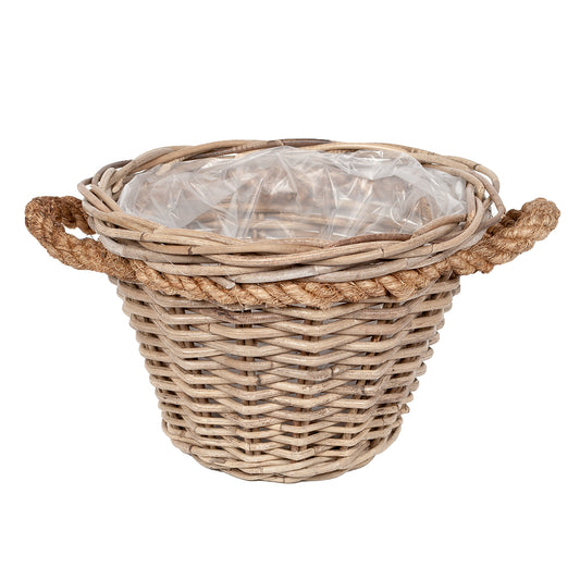 Pflanzkorb VERONA-6 Rund ca. D30cm mit Henkeln