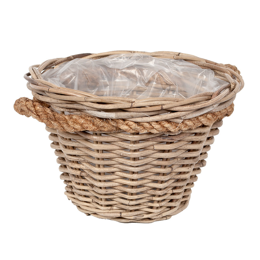 Pflanzkorb VERONA-6 Rund ca. D30cm mit Henkeln