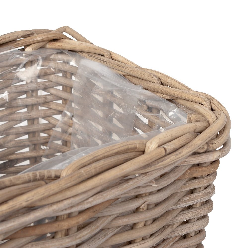 Rattan Pflanzkorb VERONA-Quadratisch ca.25cm Übertopf