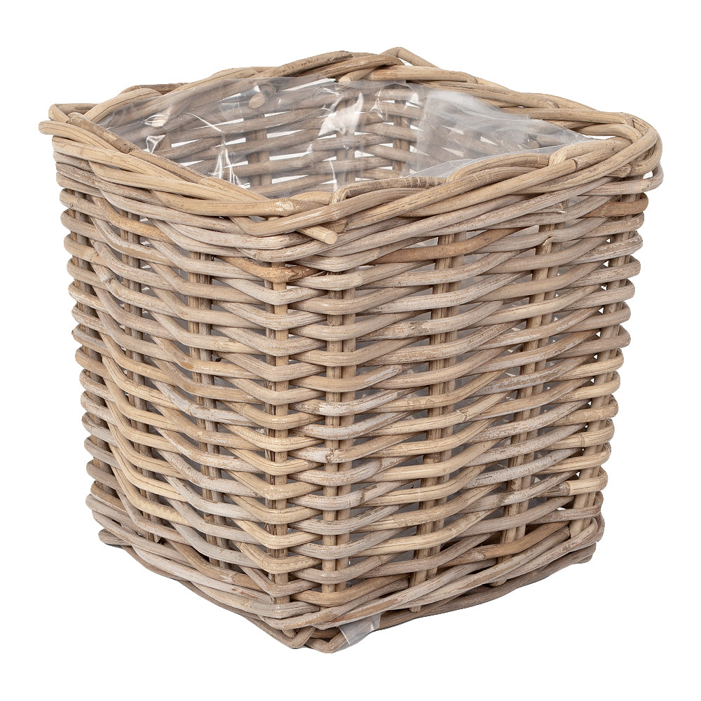 Rattan Pflanzkorb VERONA-Quadratisch ca.25cm Übertopf