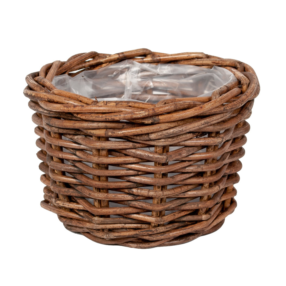 Pflanzkorb VERONA-Rund ca. D20cm Natural Brown