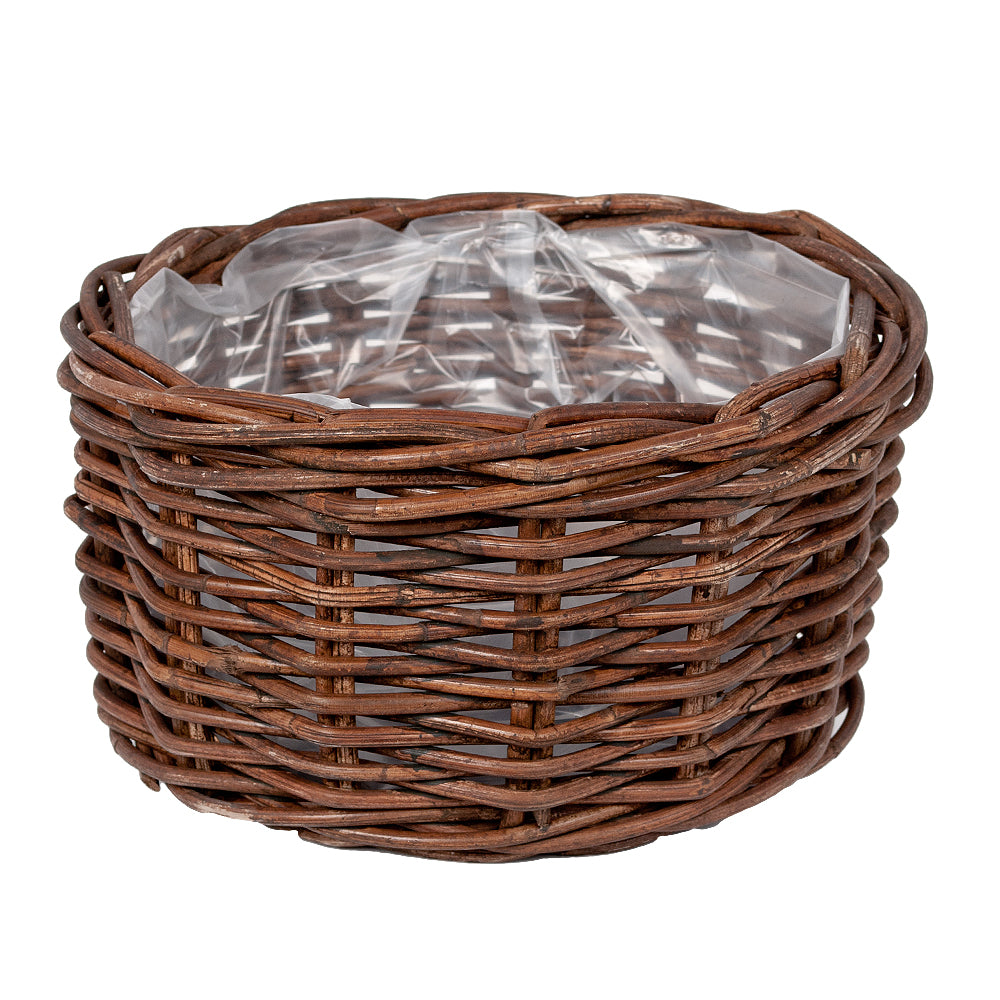 Pflanzkorb VERONA-Rund ca. D30cm Natural Brown