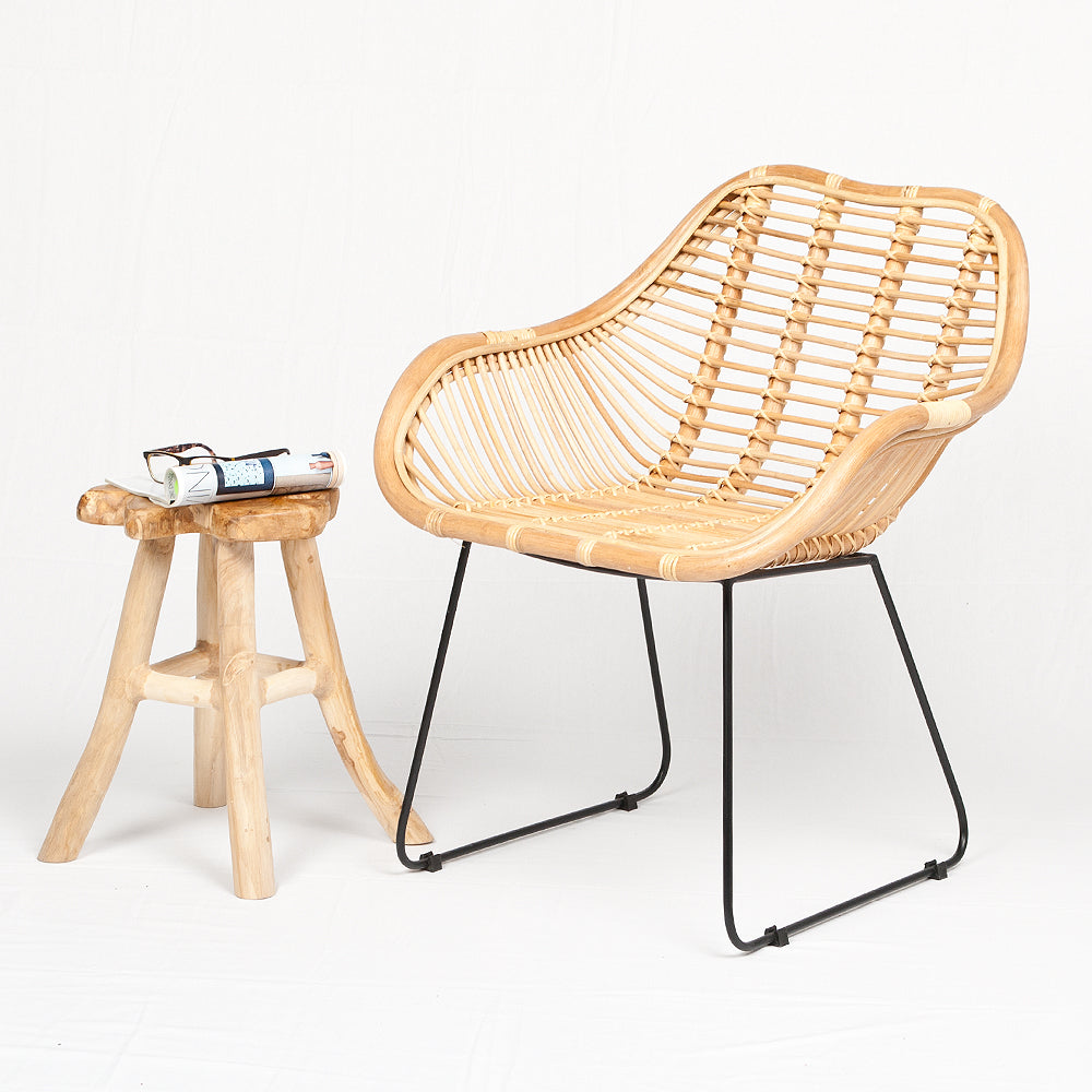 Rattan Armlehnenstuhl HATTAN Natural