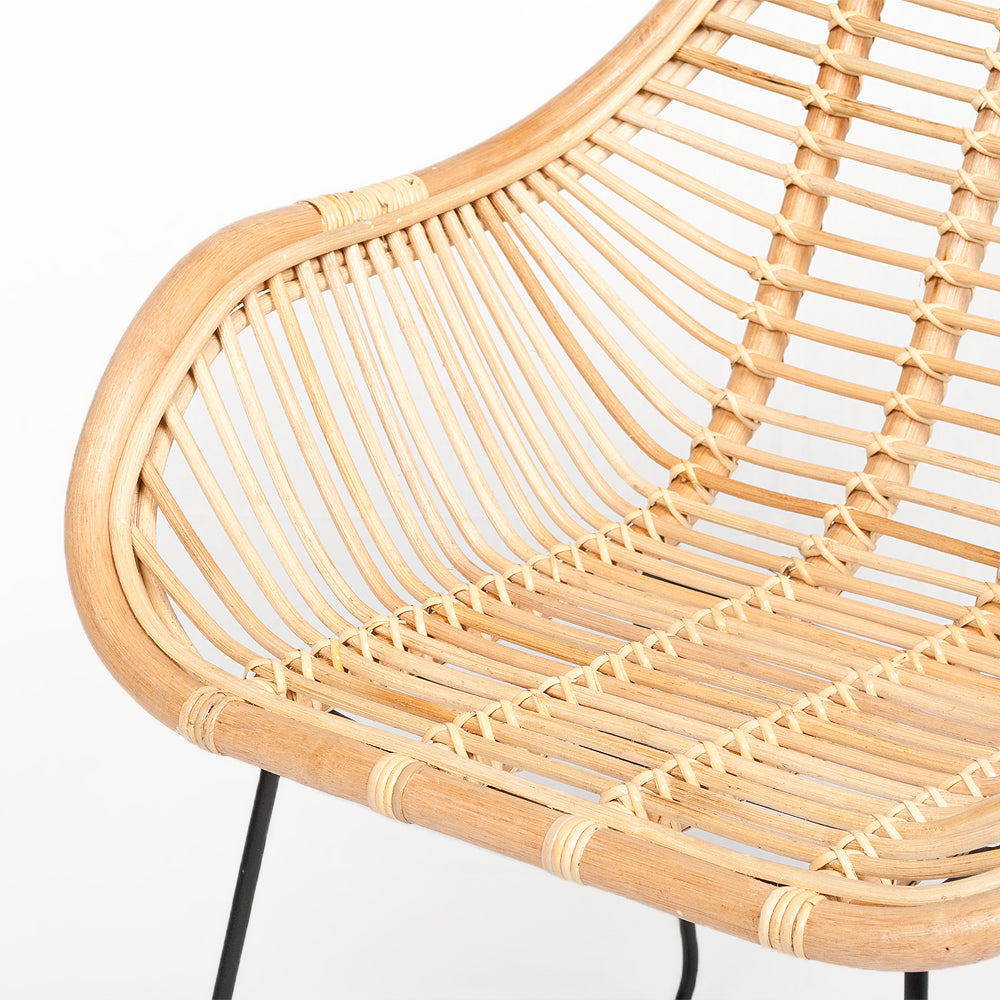 Rattan Armlehnenstuhl HATTAN Natural