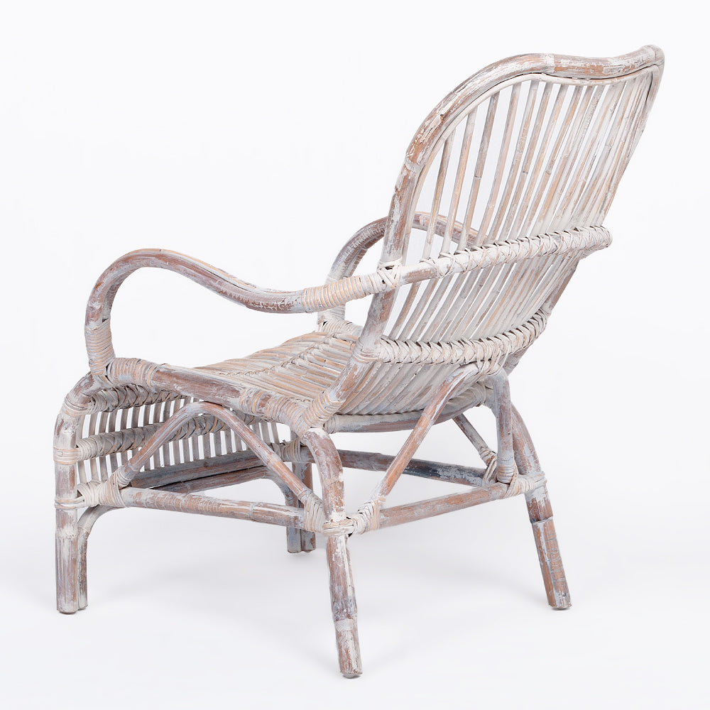 Rattan Sessel SUMATRA White Wash ca. 66x88x82cm (BxHxT)
