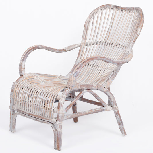 Rattan Sessel SUMATRA White Wash ca. 66x88x82cm (BxHxT)