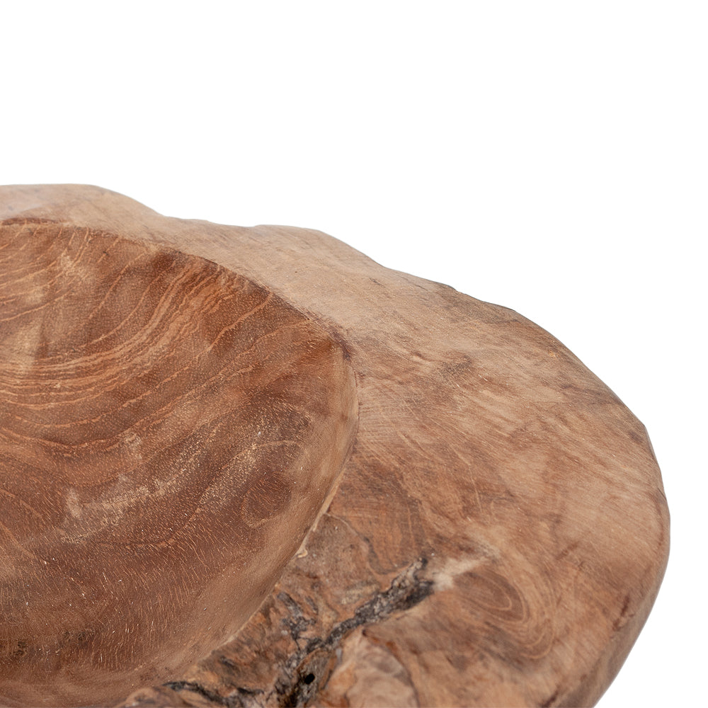Schale PREMIUM BOWL Ø ca.: 40cm aus massivem Teak-Wurzelholz