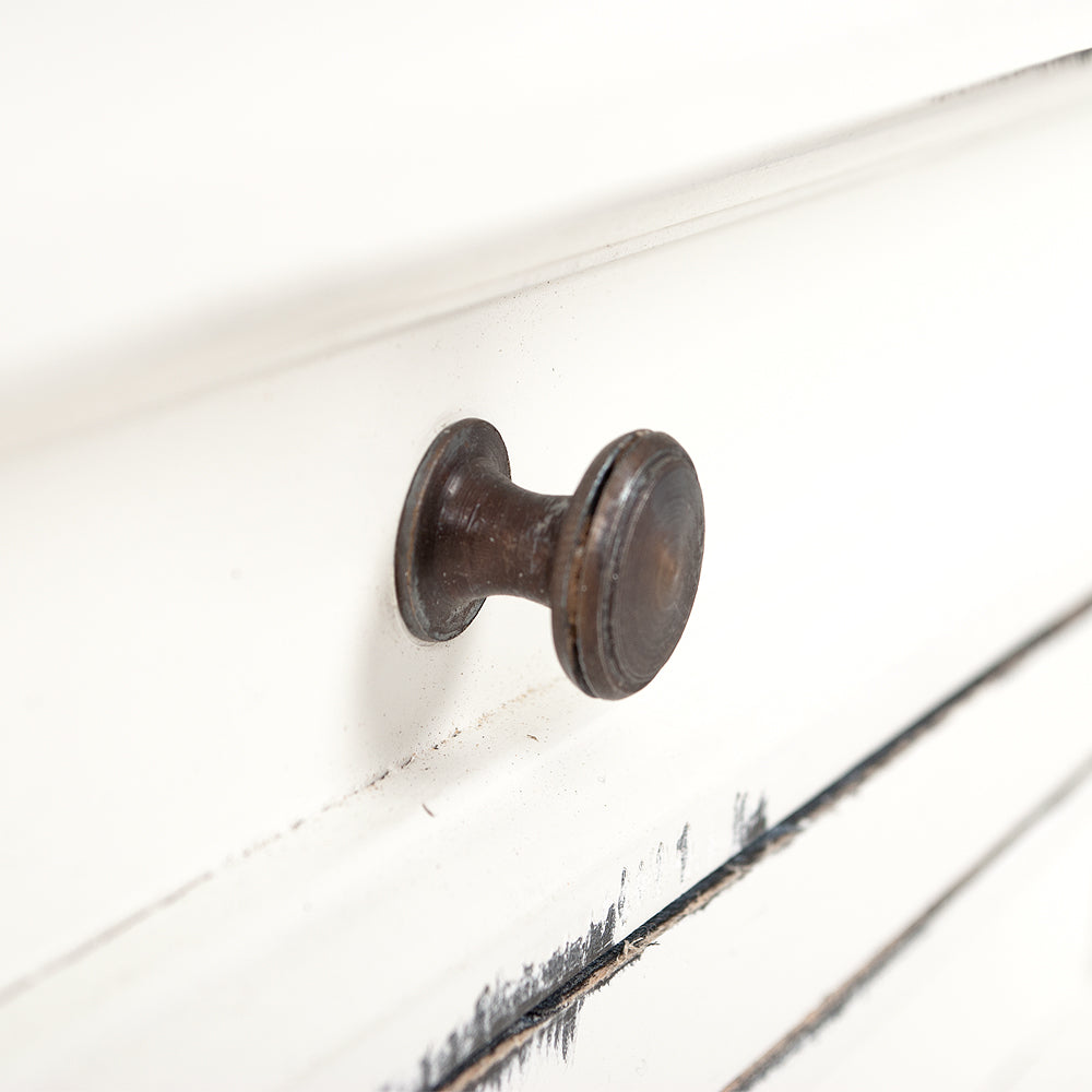 Sekretär ILENA Antik-Weiß ca. L150cm Mahagoni