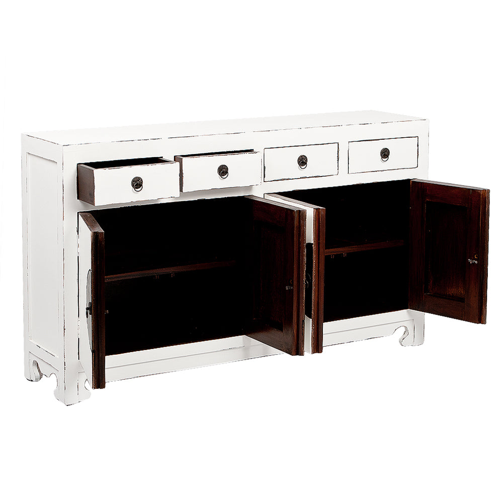 Sideboard ASIA Antik Weiß Shabby Chic ca. L140cm