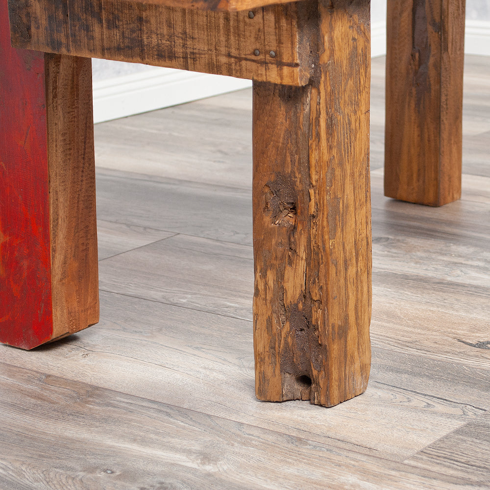 Sitzbank WICKIE recyceltes Holz ca. L110cm