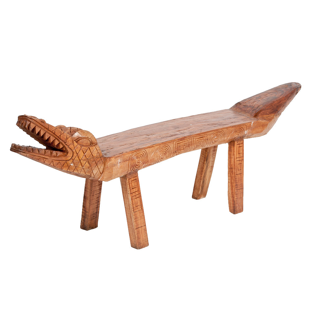 Sitzbank KROKO Natural ca. L170-200cm Albasia