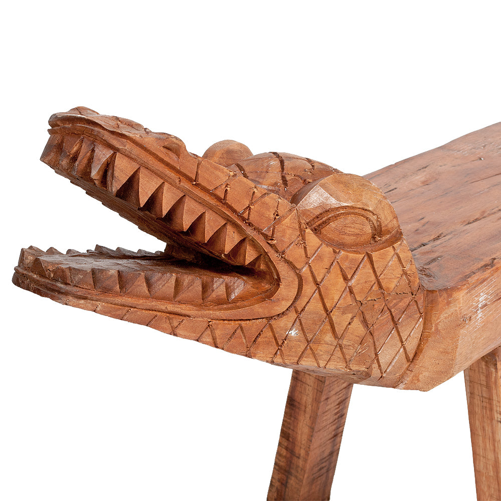 Sitzbank KROKO Natural ca. L170-200cm Albasia