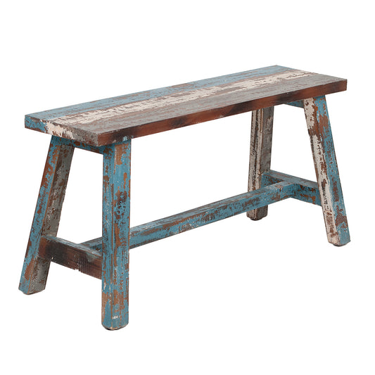 Massivholz Sitzbank RANCH Antik-Multicolor Mahagoni ca. L90cm