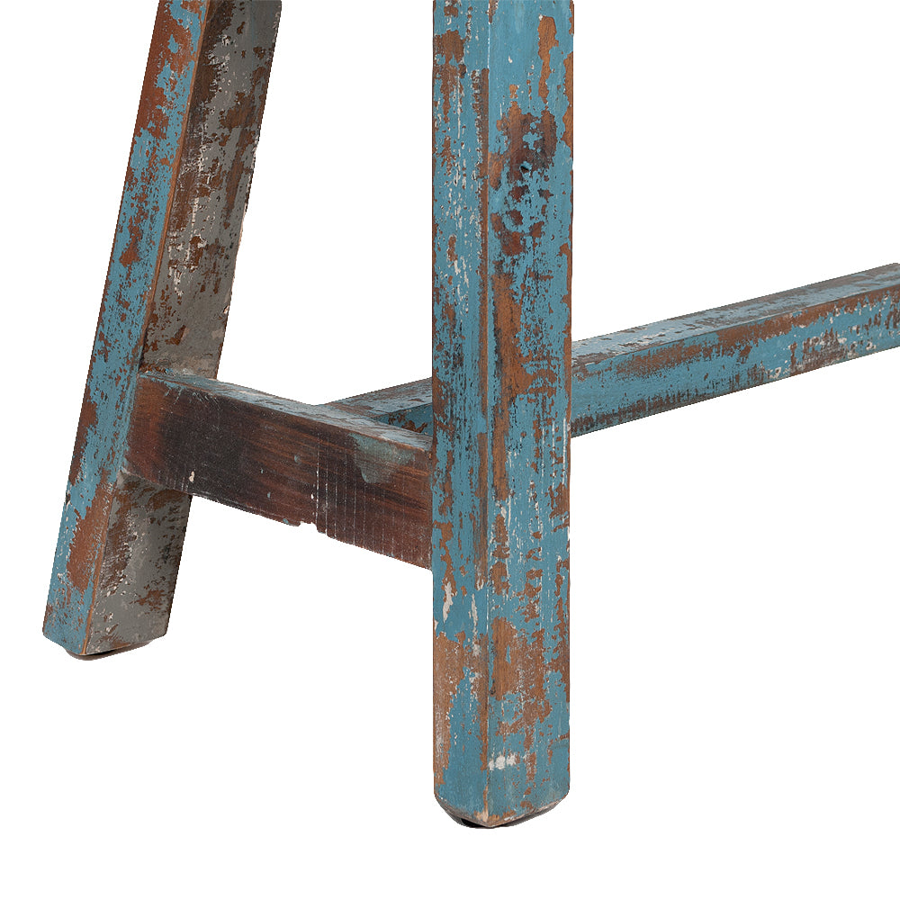 Massivholz Sitzbank RANCH Antik-Multicolor Mahagoni ca. L90cm
