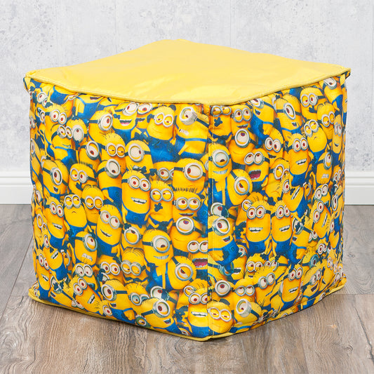 Sitzwürfel MINIONS 40x40cm Hocker gelb