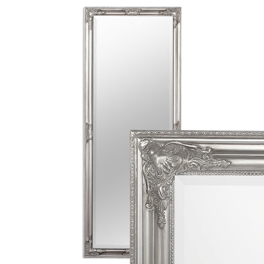 Spiegel BESSA barock silber-antik 180x70cm