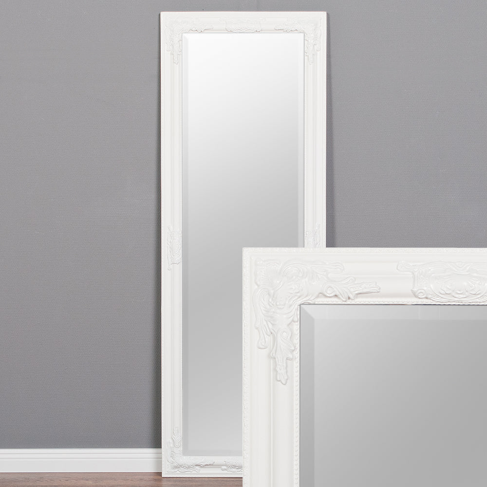 Spiegel BESSA barock pur weiß 140x50cm
