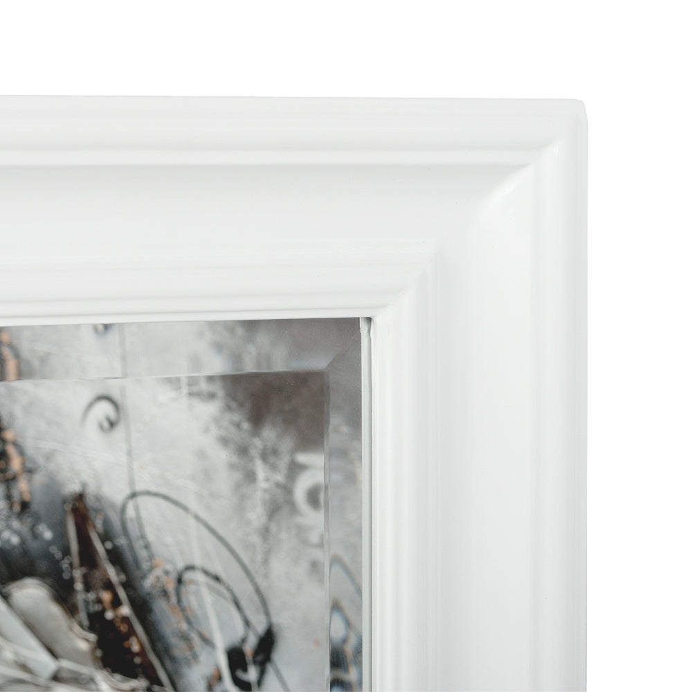 Spiegel GARVIN Glanz Weiss ca. 140x50cm