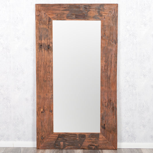 Spiegel KING-XXL ca.170x260cm recyceltes Teak Wandspiegel