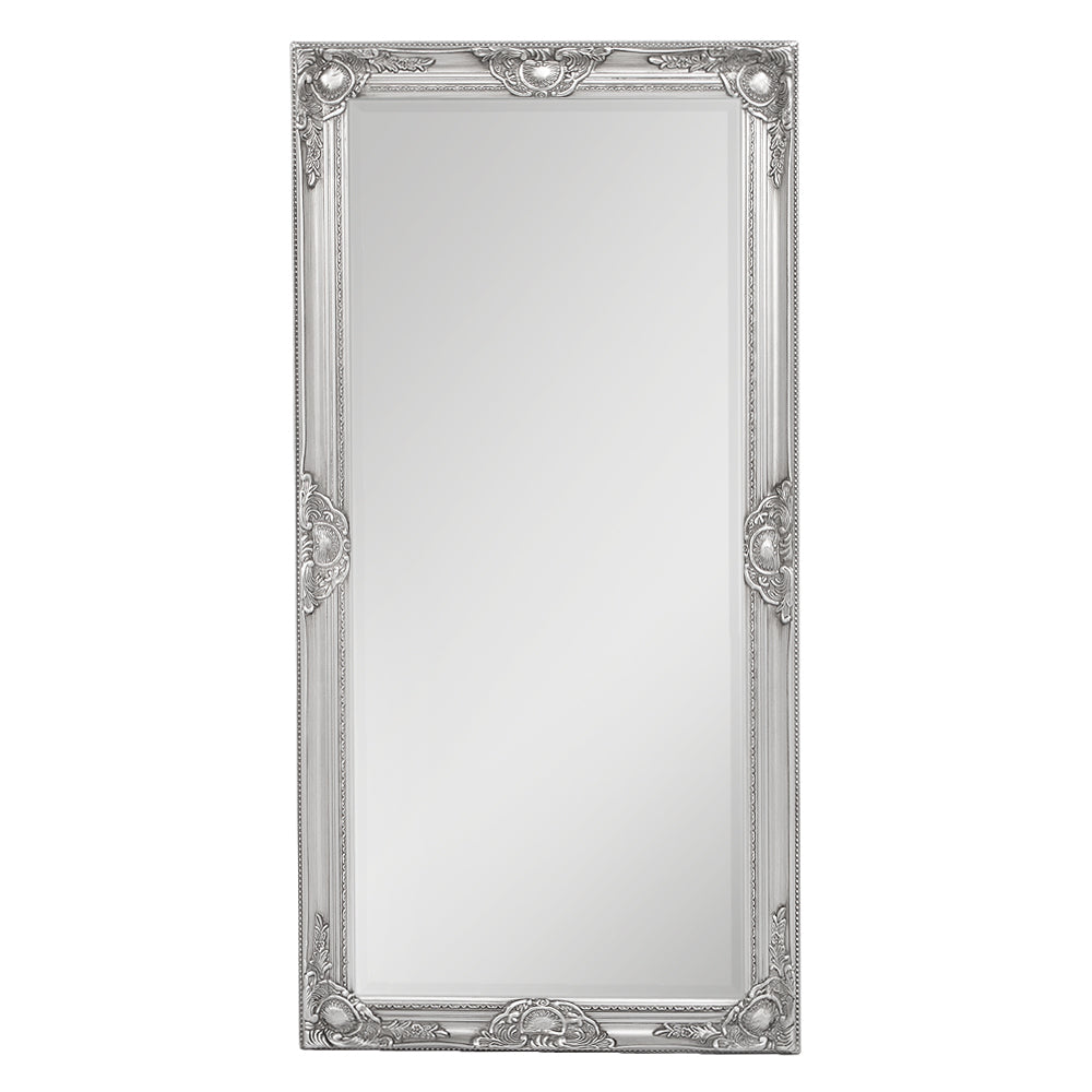 Spiegel LEANDOS barock silber-antik 120x60cm