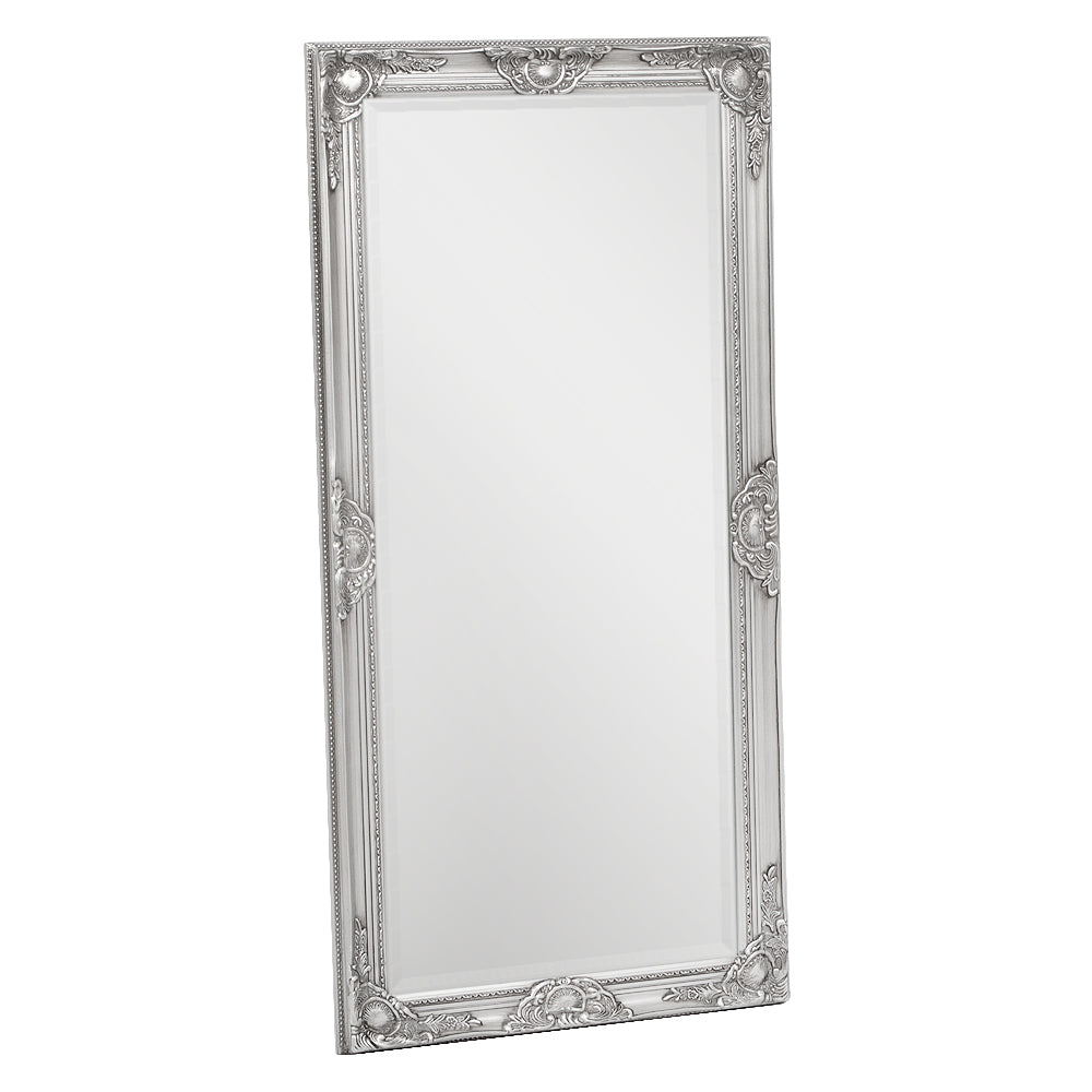 Spiegel LEANDOS barock silber-antik 120x60cm