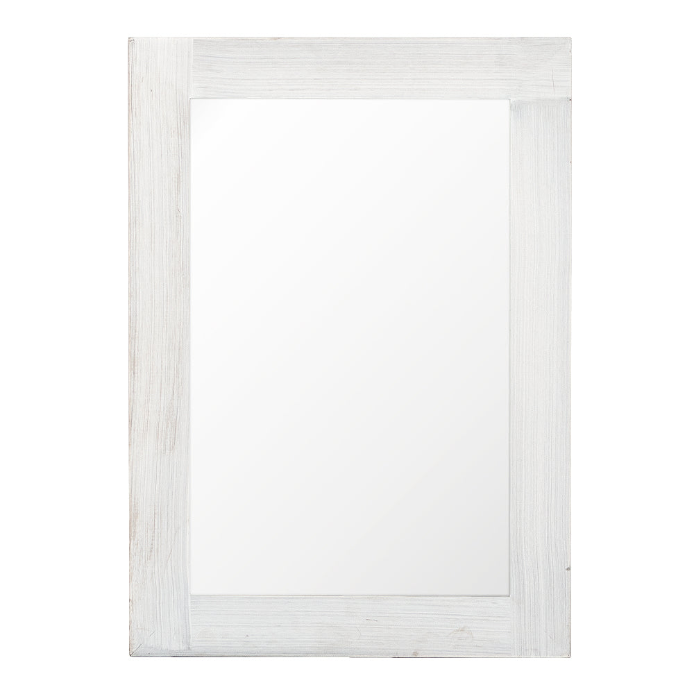 Spiegel LINDA 70x50cm White Washed Holz