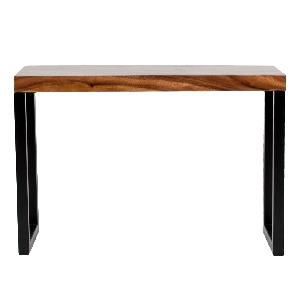 Suar Konsole AARON METAL Natural ca. L120cm Akazie Konsolentisch