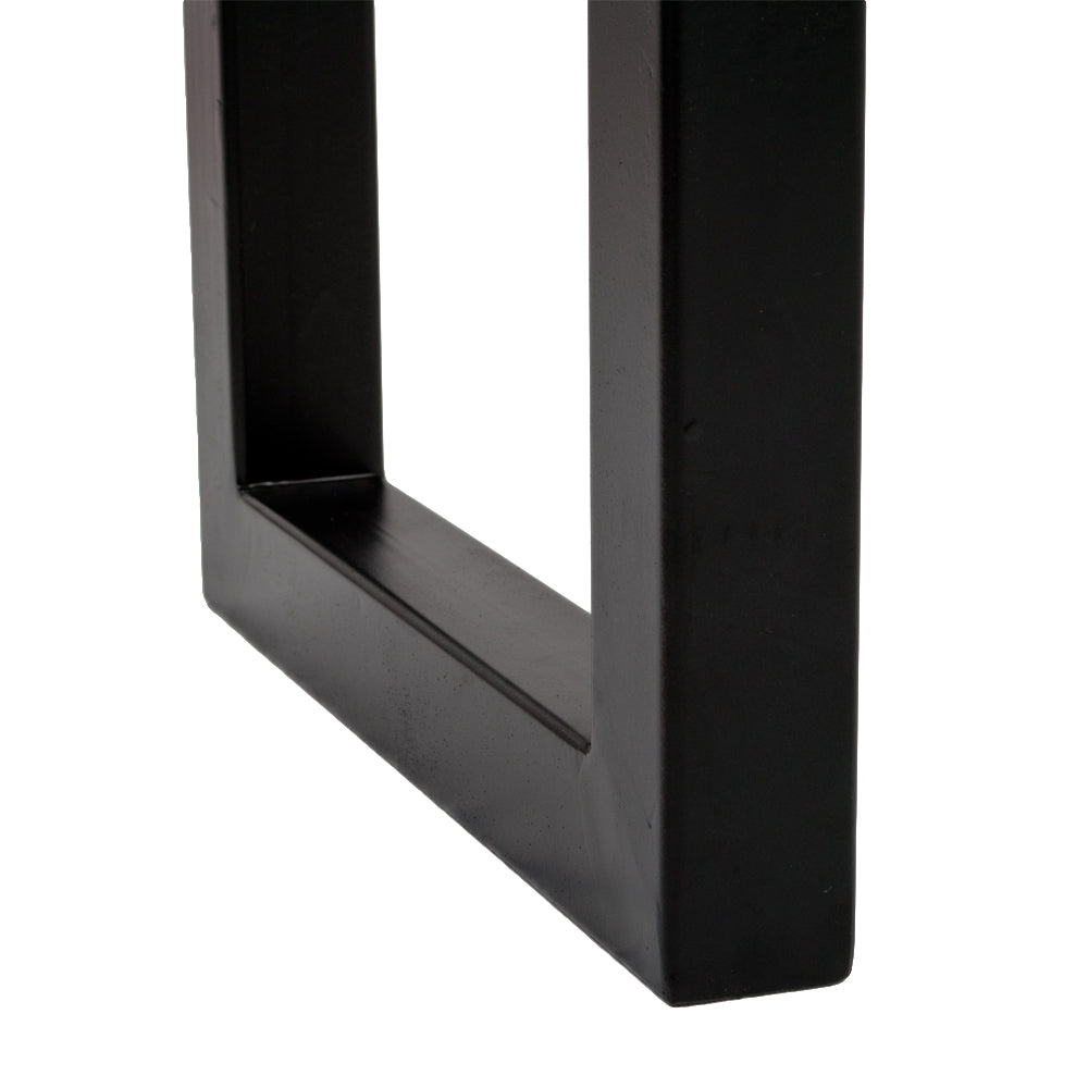 Suar Konsole AARON METAL Natural ca. L120cm Akazie Konsolentisch