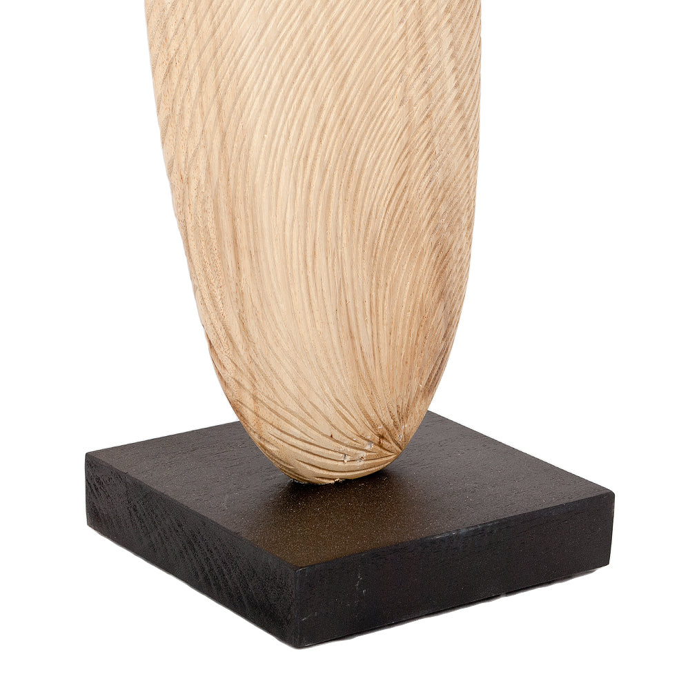 Individuelle Design Deko-Säule PATUNG-C ca. H185cm Teakholz
