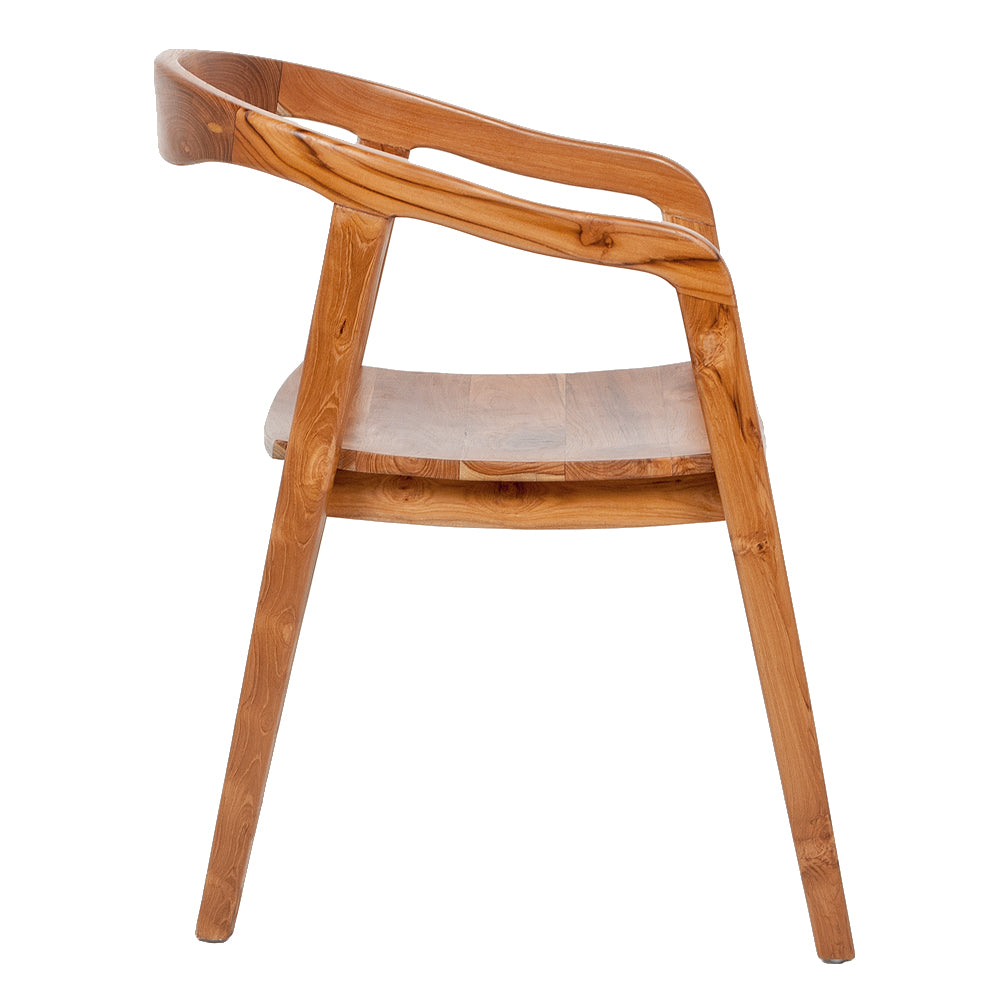 Teak Design Lounge-Stuhl FUNNO Natural