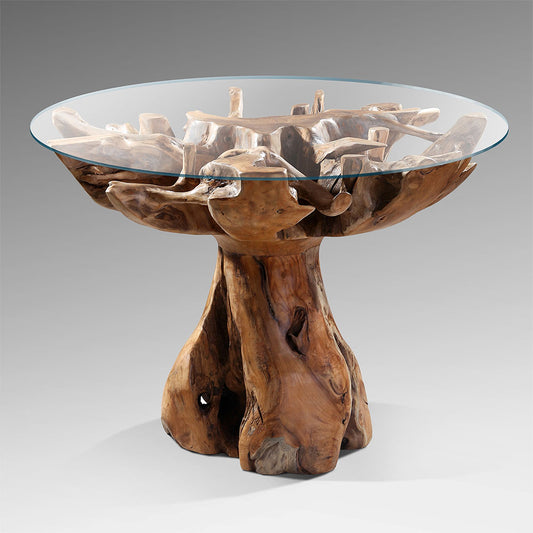 Teak Esstisch ASPIRE Natural ca. D110cm