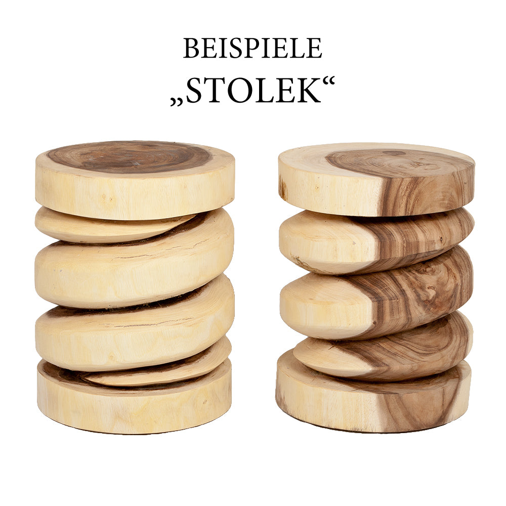 Suar Hocker STOLEK ca. H45cm