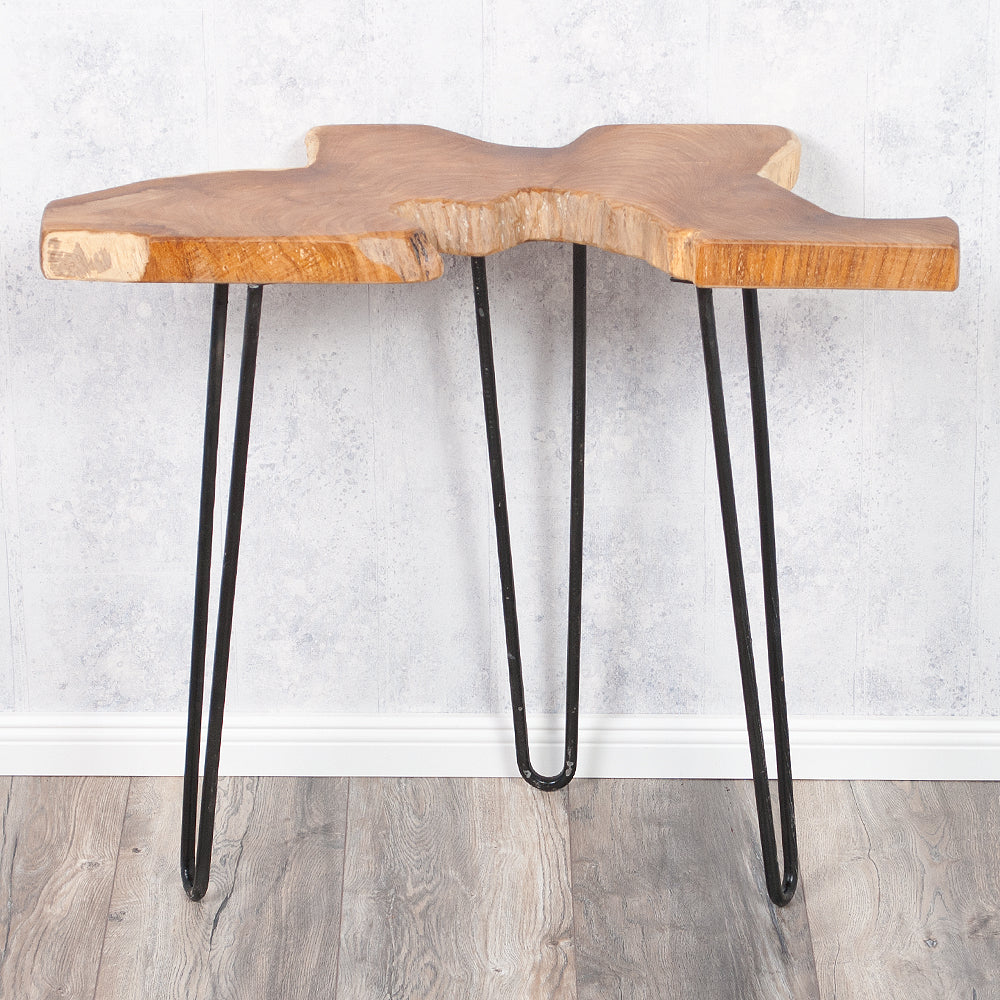 Individuelle Teak-Konsole DINDONG ca. L75-90cm