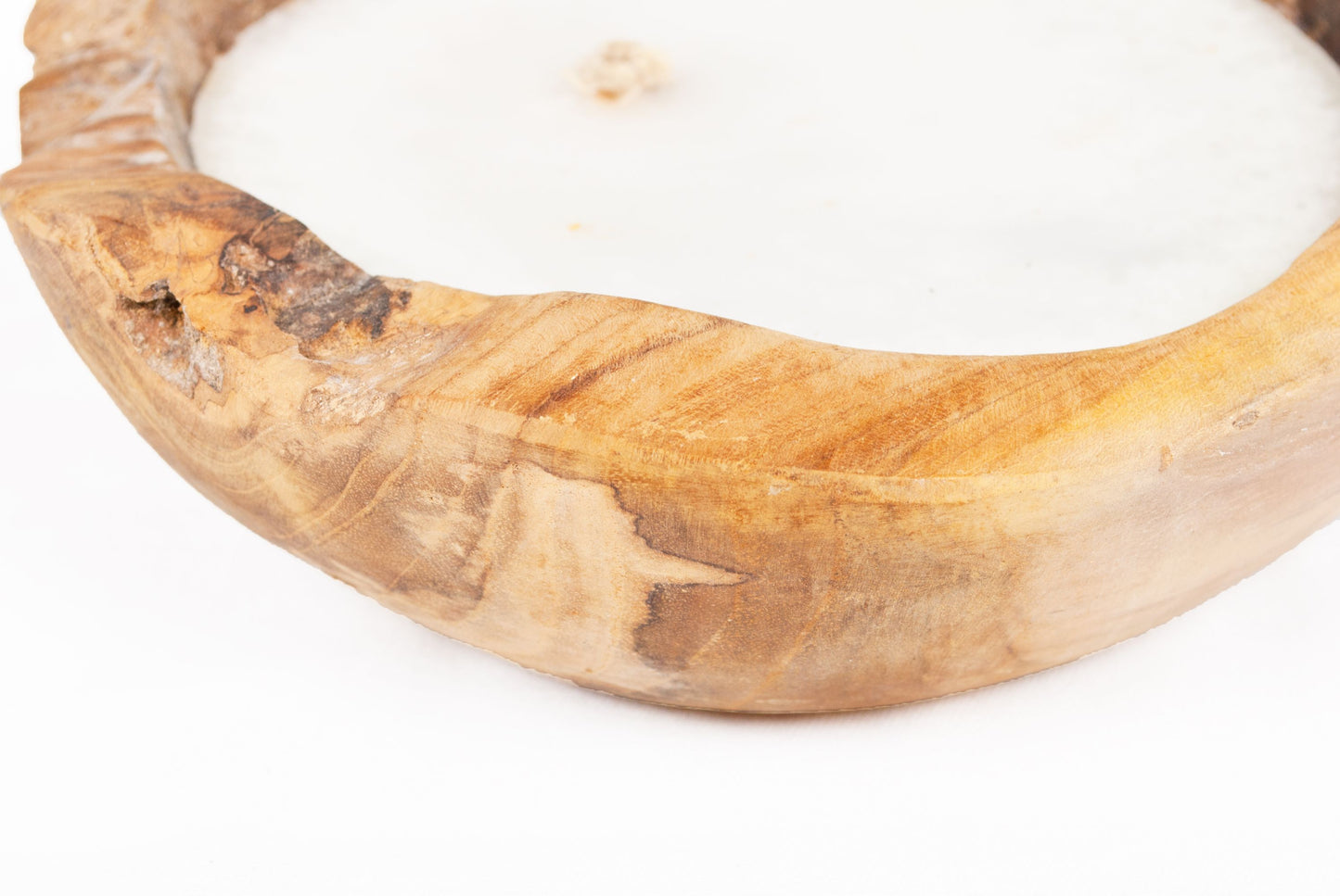 Individuelle Teak-Schale LILIN 40cm inkl. Kerze