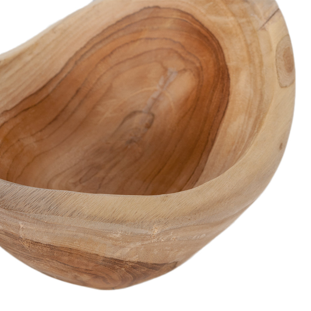 Teak Schale SHELL ca. L20cm Natural