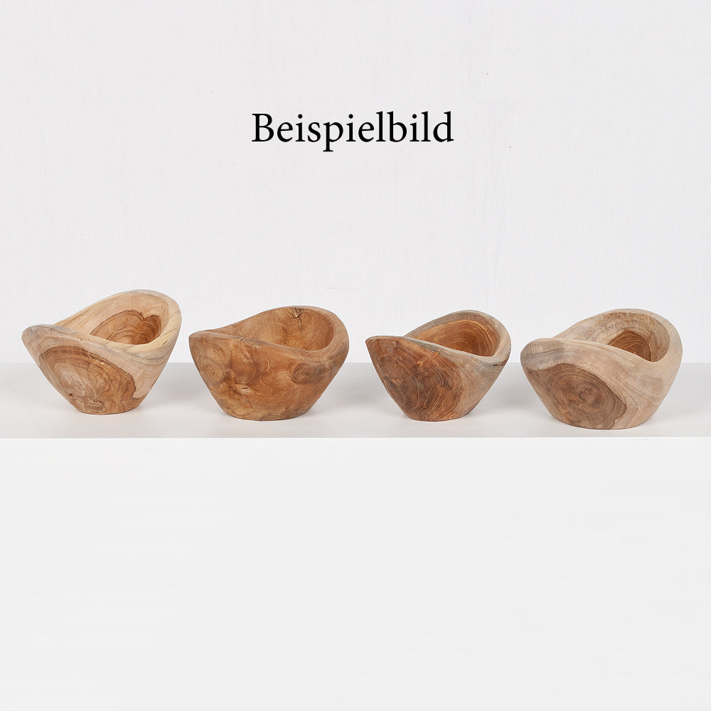 Teak Schale SHELL ca. L20cm Natural