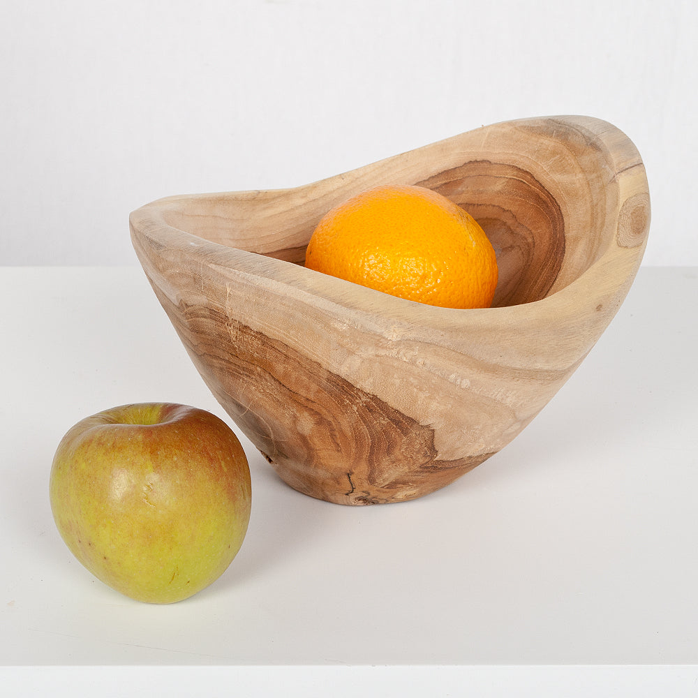 Teak Schale SHELL ca. L20cm Natural