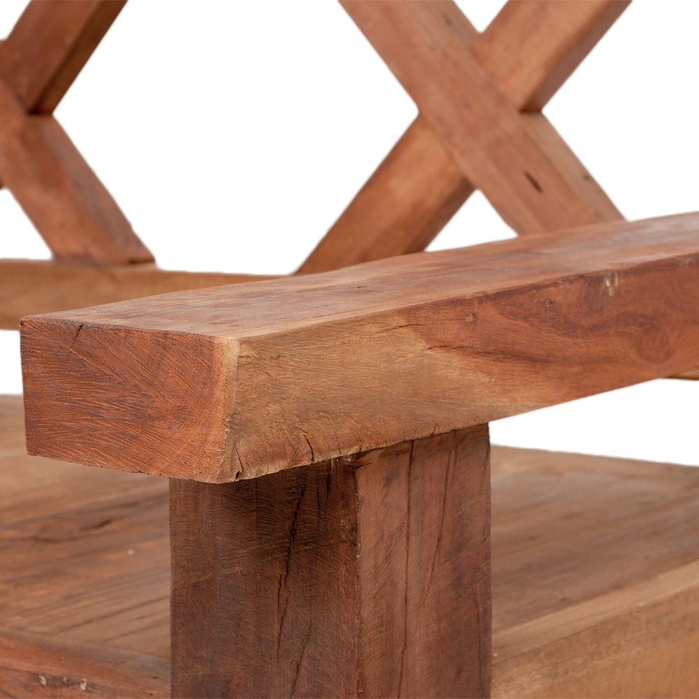 Teak Sitzbank CROSS ca. L160cm Natural