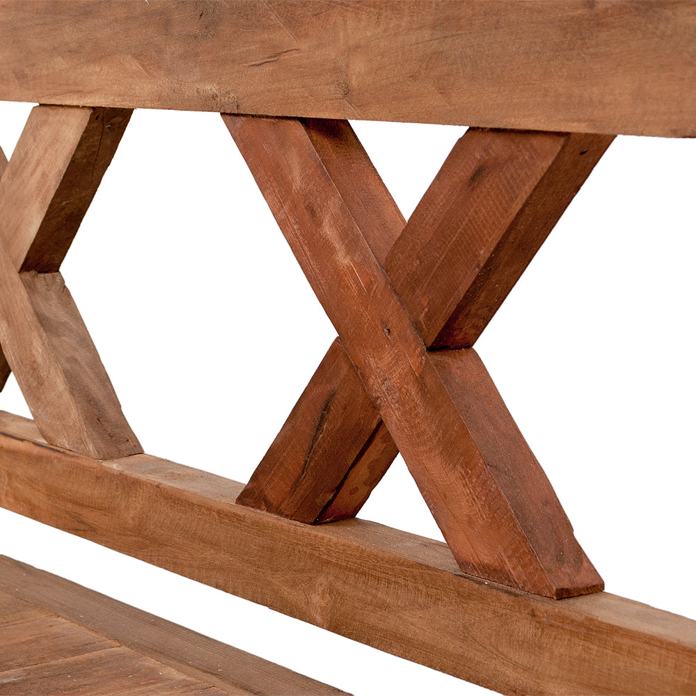 Teak Sitzbank CROSS ca. L160cm Natural