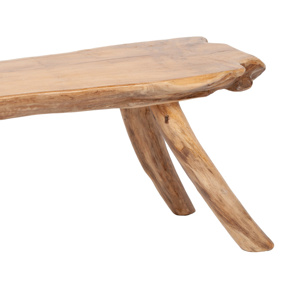 Individuelle Teak Sitzbank PRIMITIVO ca. L125cm Natural