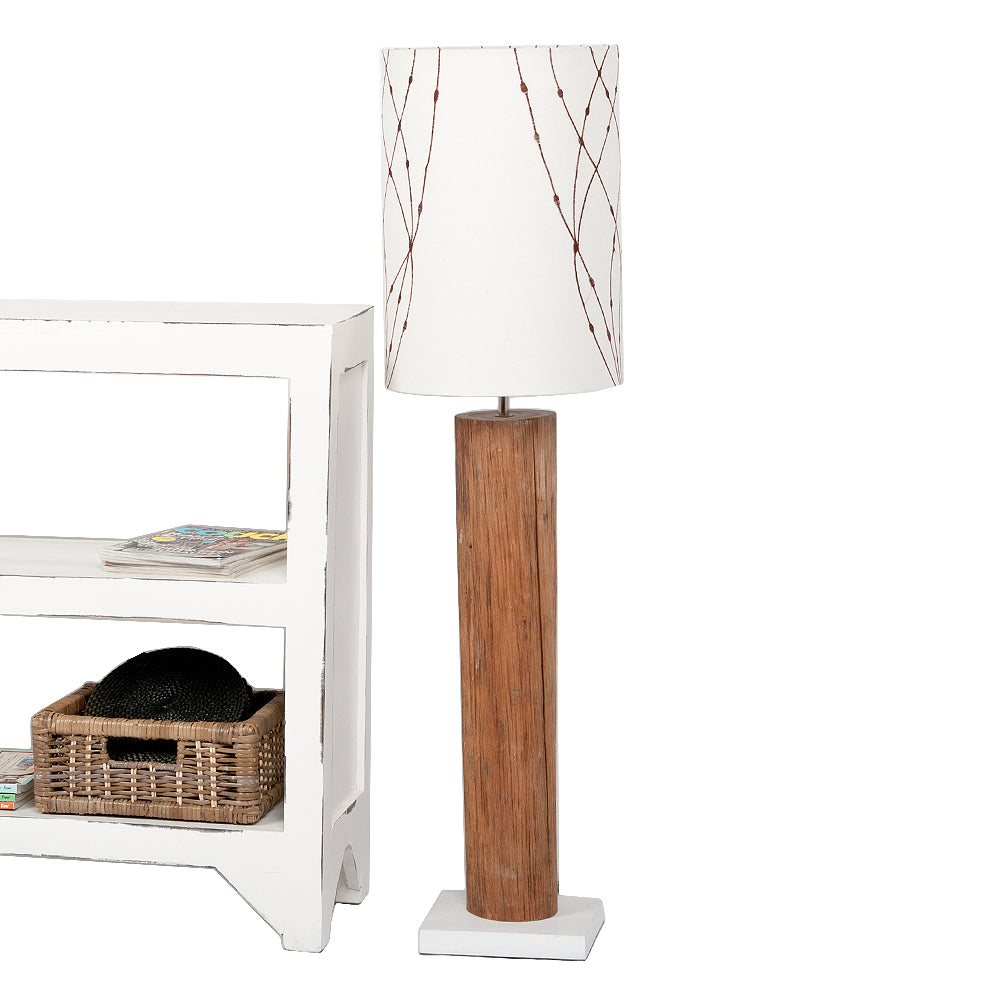 Teak Stehleuchte DELGADO ca.110cm Stehlampe