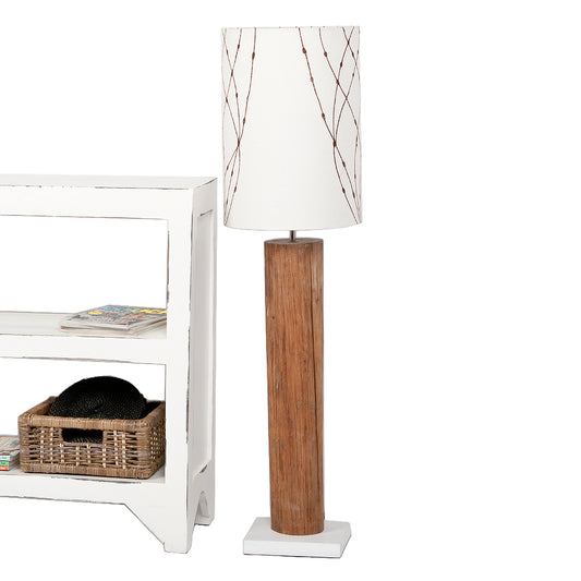 Teak Stehleuchte DELGADO ca.110cm Stehlampe