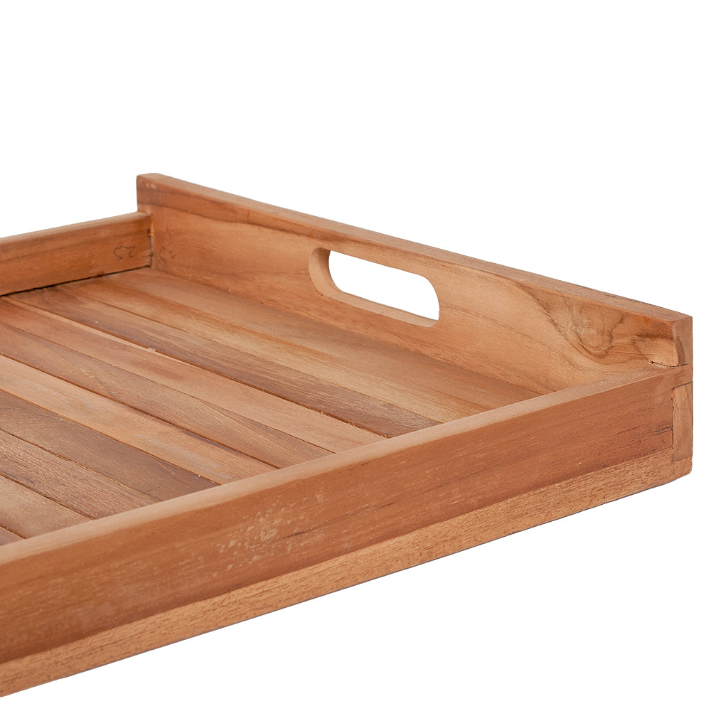 Teak Tablett BANDEJA-SMALL Natural ca. L54cm